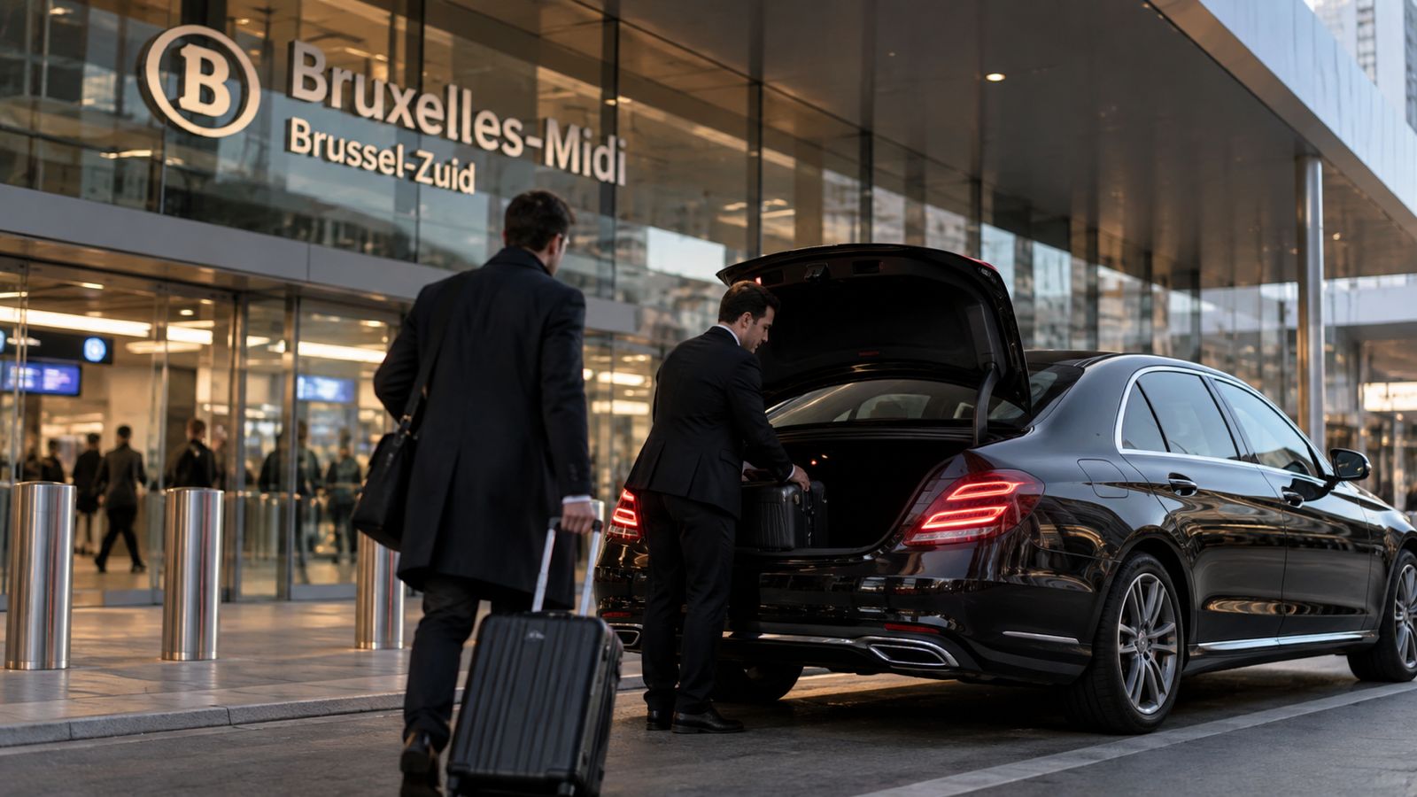 Taxi van station Brussel-Zuid naar Brussels Airport in Zaventem